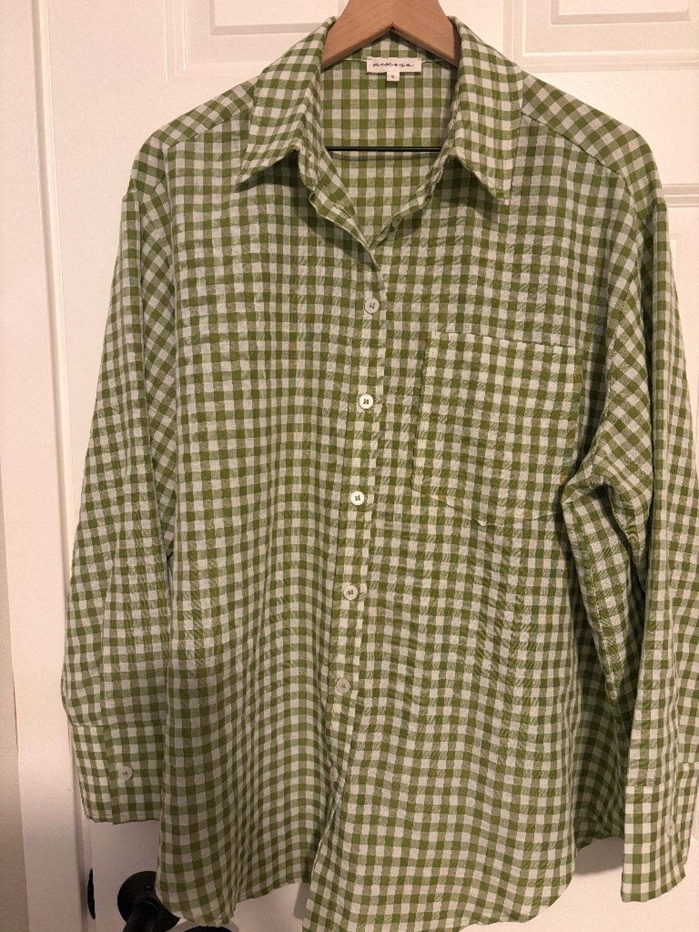 Gingham button up